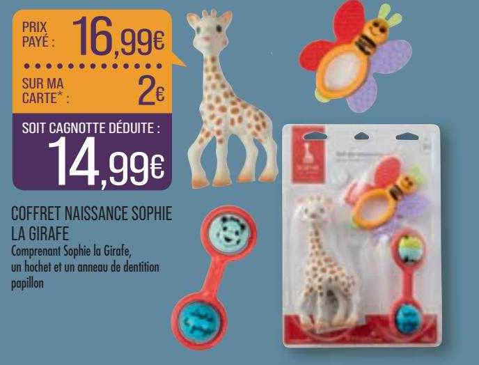 coffret naissance sophie la girafe