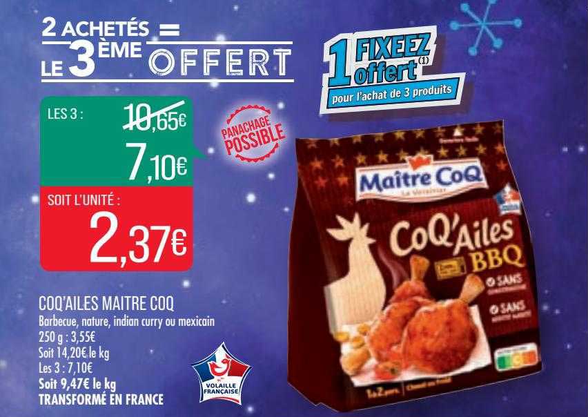 coq'ailes maître coq