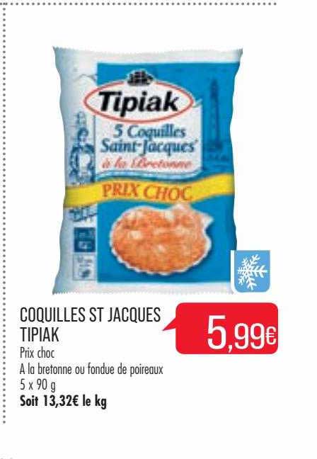 coquilles st jacques tipiak