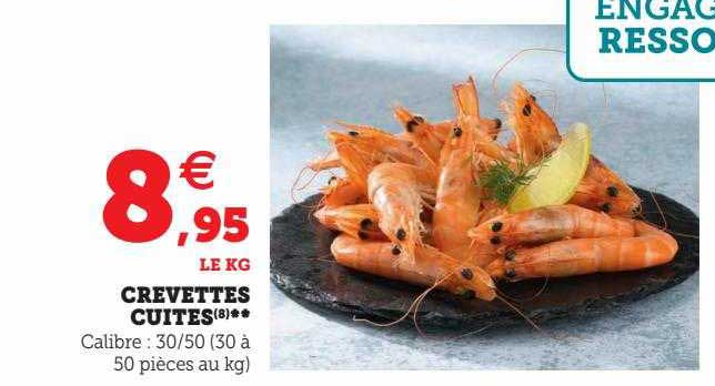 Crevettes Cuites
