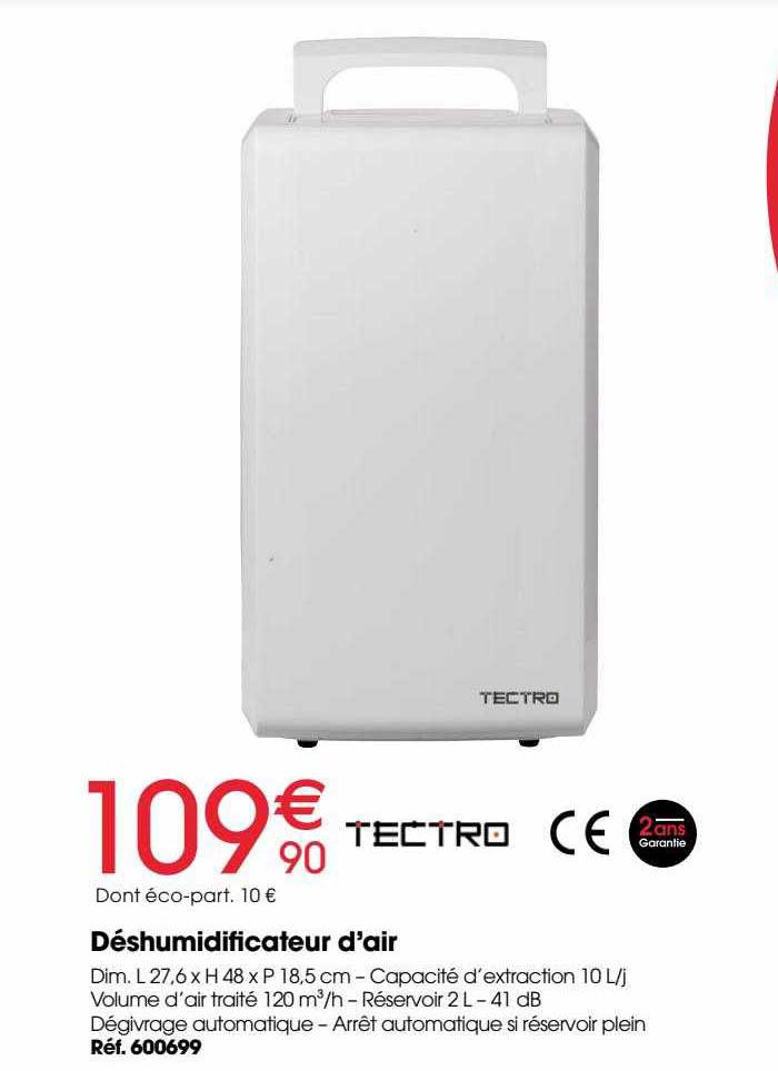 Déshumidificateur D'air Tectro