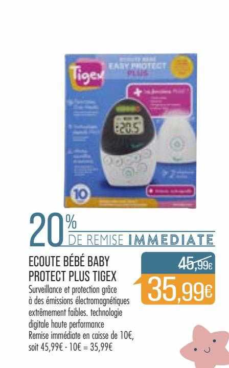 écoute bébé baby protect plus tigex