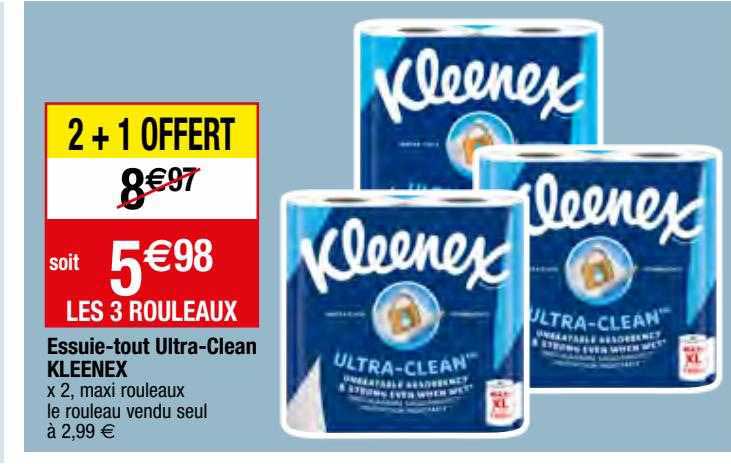 essuie-tout ultra-clean kleenex