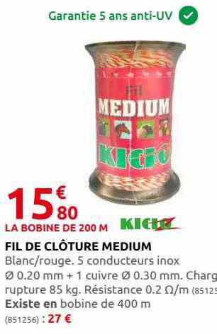 fil de clôture medium kidoz