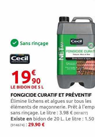 fongicide curatif et préventif cecil