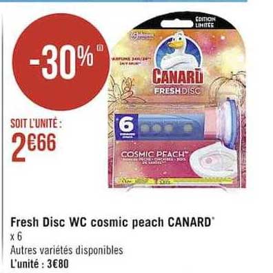 fresh disc cosmic peach canard
