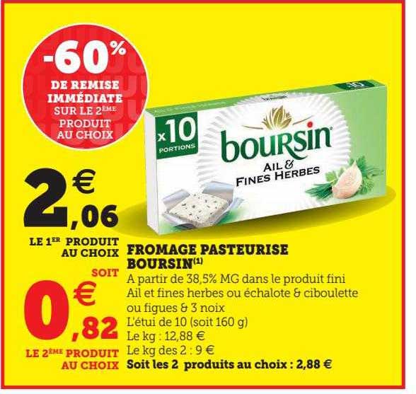 Fromage Pasteurisé Boursin