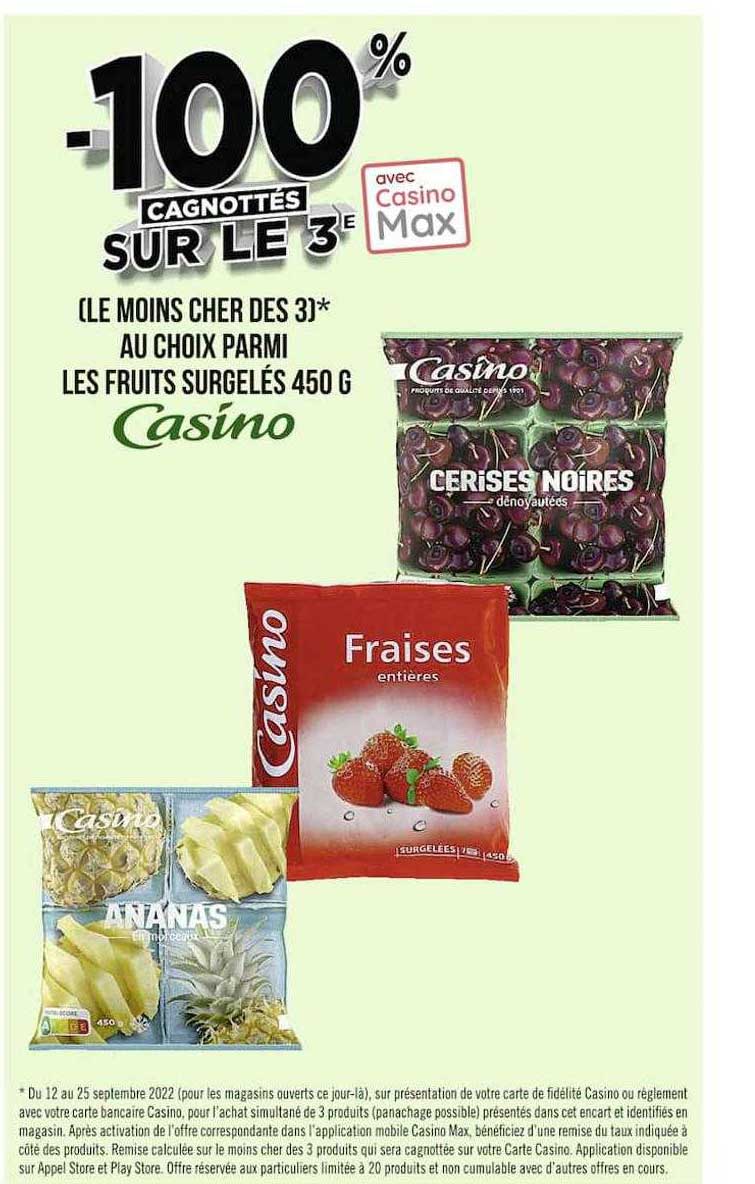 Fruits Surgelés 450 G Casino