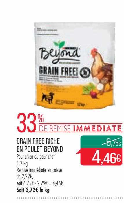 grain free riche en poulet beyond