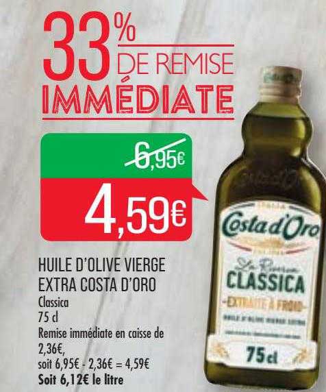 huile d'olive vierge extra costa d'oro