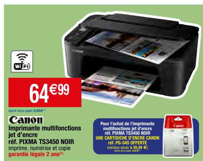 imprimante multifonctions jet d'encre canon