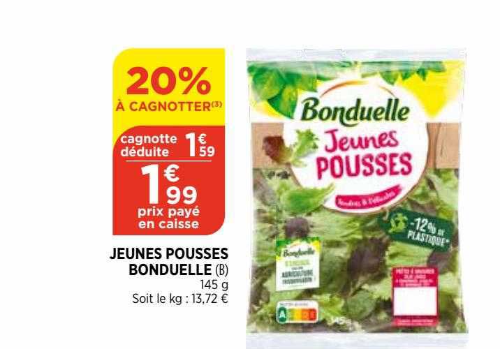 jeunes pousses bonduelle