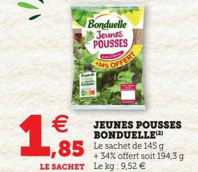 jeunes pousses bonduelle