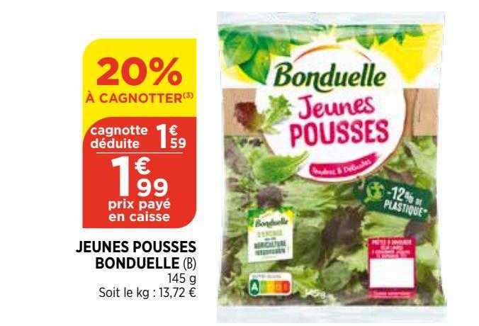 jeunes pousses bonduelle