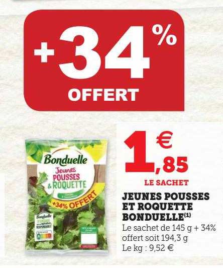 Jeunes Pousses Et Roquette Bonduelle