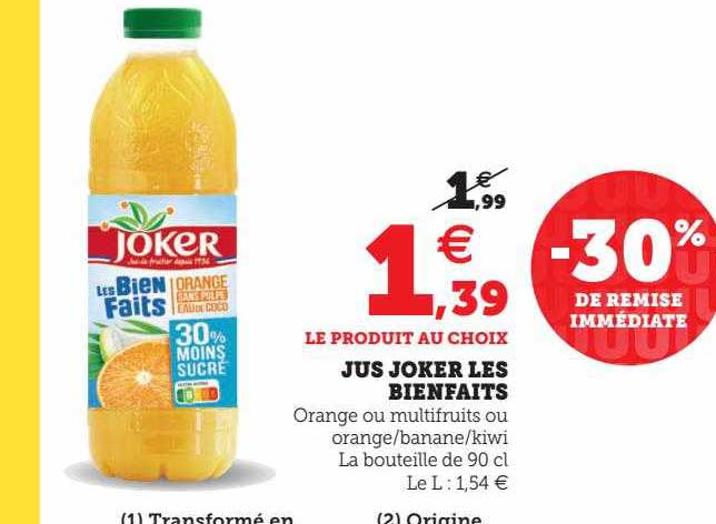 jus joker les bienfaits