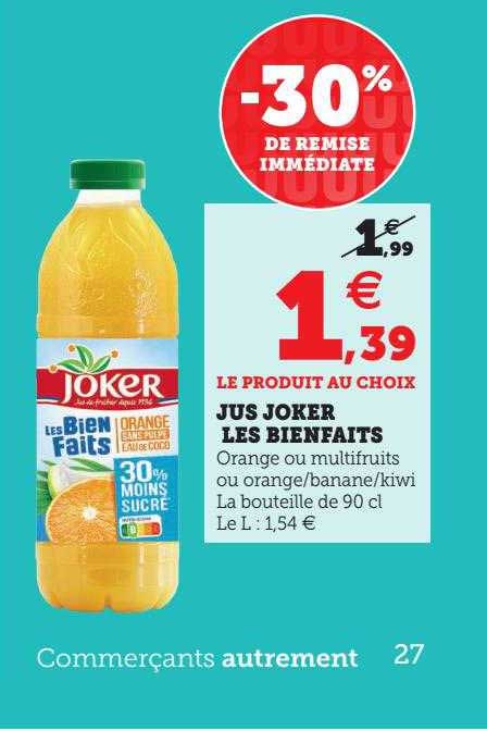 jus joker les bienfaits