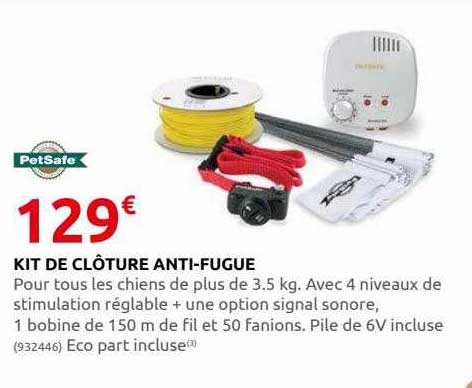 Kit De Clôture Anti-fugue Petsafe