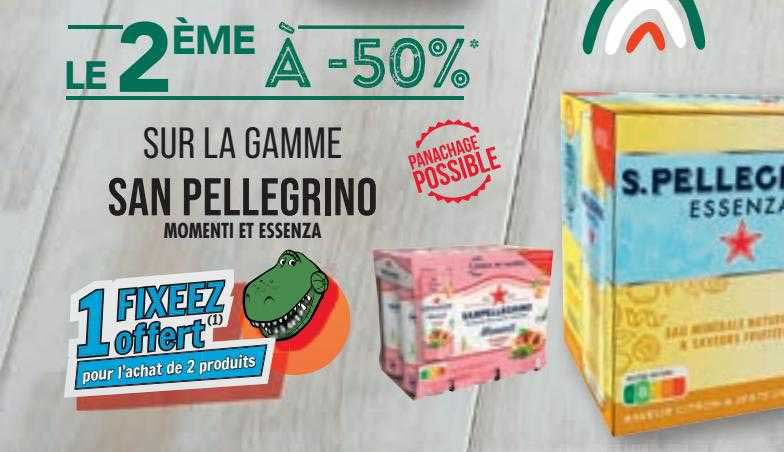 la gamme san pellegrino
