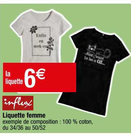 Liquette Femme Influx