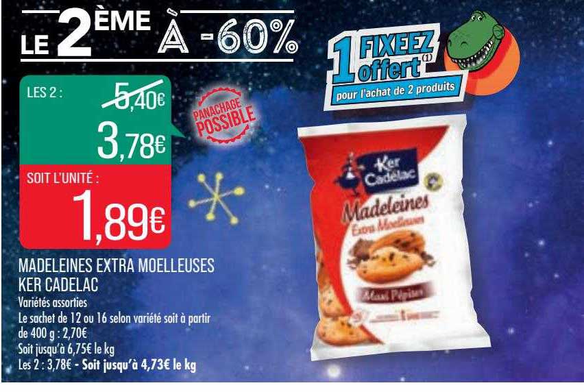 madeleines extra moelleuses ker cadelac