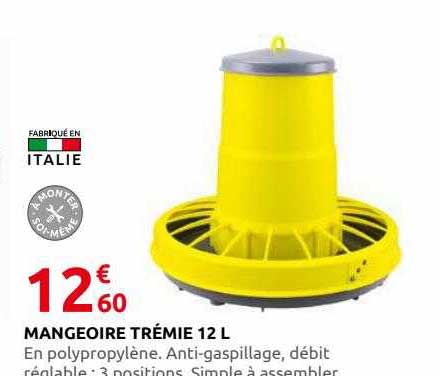mangeoire trémie 12l