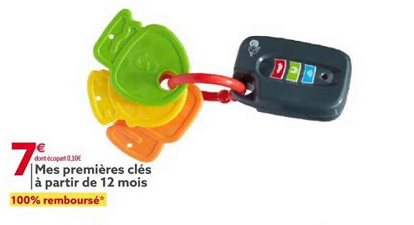 mes premières clés à partir de 12 mois