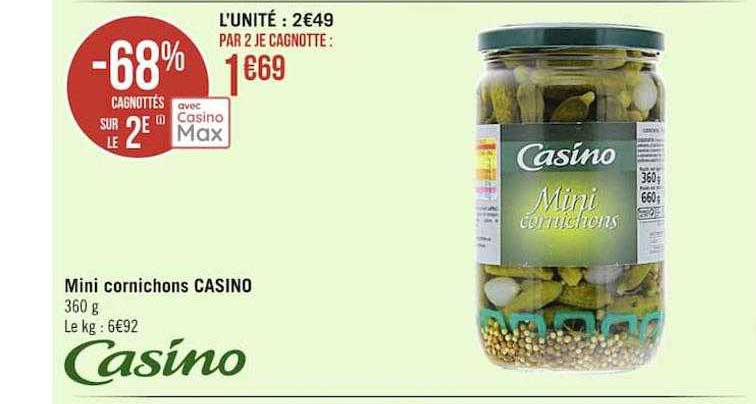 Mini Cornichons Casino