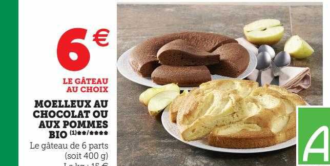 Moelleux Au Chocolat Ou Aux Pommes Bio