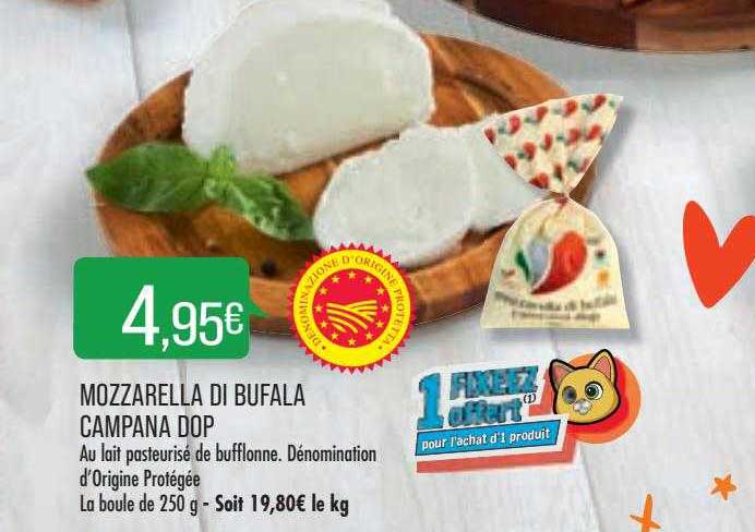 Mozzarella Di Bufala Campana Dop