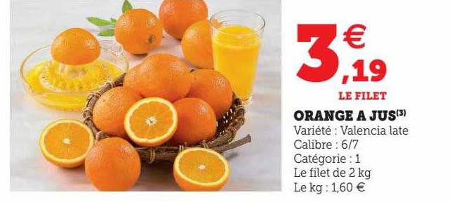 orange à jus valencia late