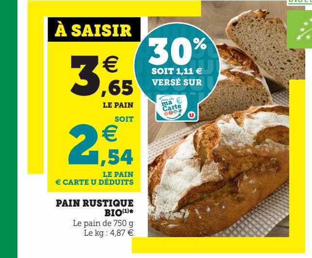 Pain Rustique Bio
