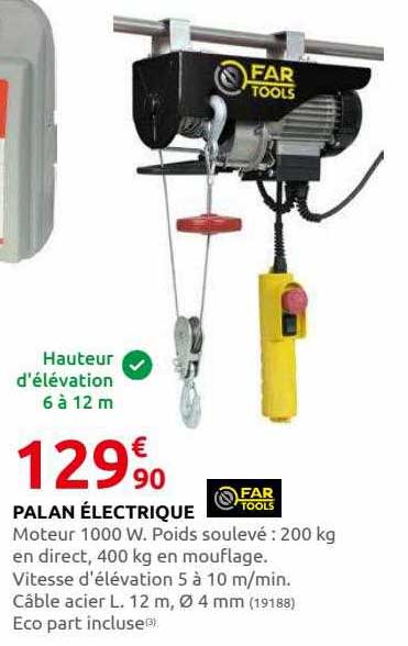 Palan électrique Far Tools