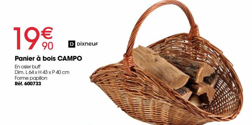 panier à bois campo