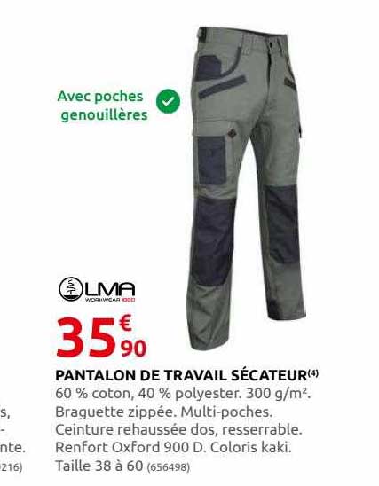 Pantalon De Travail Sécateur Livia