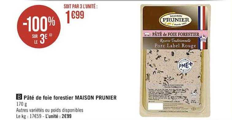 pâté de foie forestier maison prunier