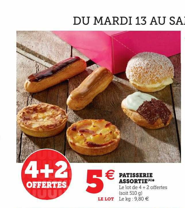 pâtisserie assortie