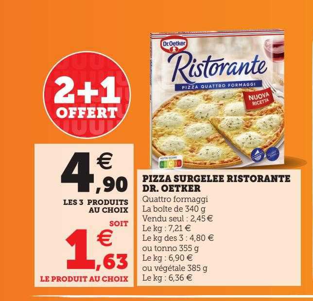 pizza surgelée ristorante dr. oetker