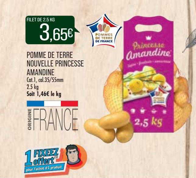 Pomme De Terre Nouvelle Princesse Amandine