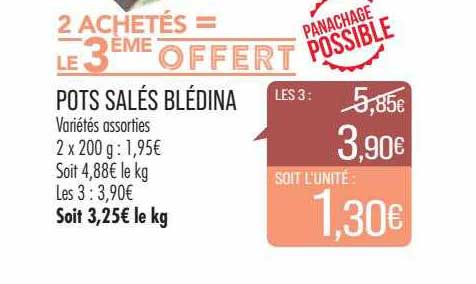 pots salés blédina