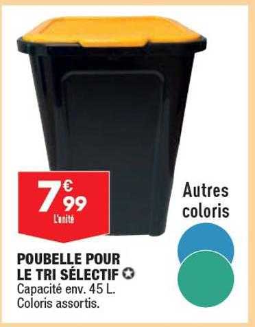 poubelle pour le tri sélectif