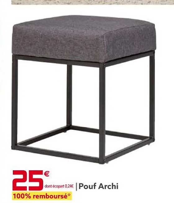 pouf archi