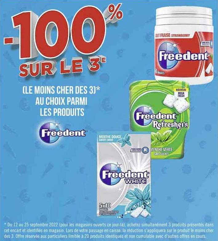 Produits Freedent