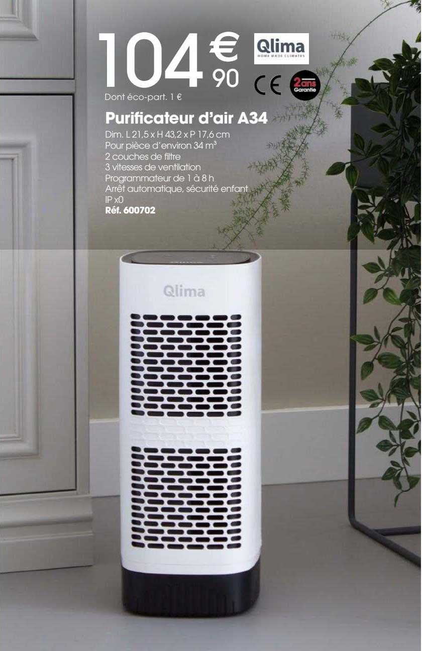purificateur d'air a34 qlima