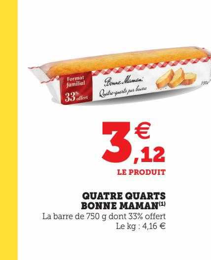 quatre quarts bonne maman
