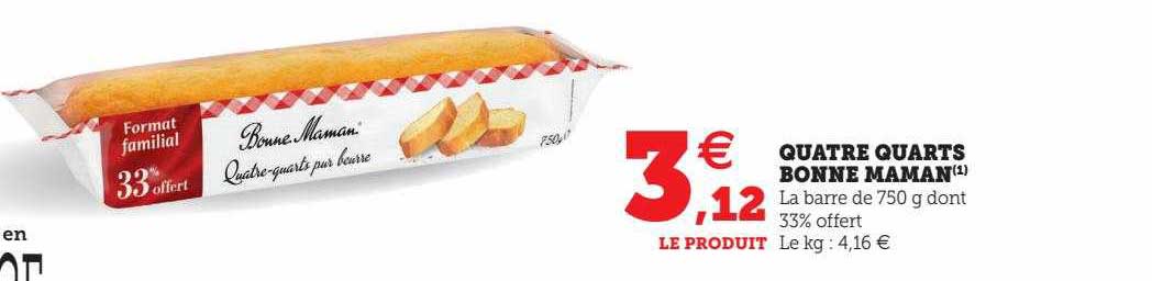 quatre quarts bonne maman