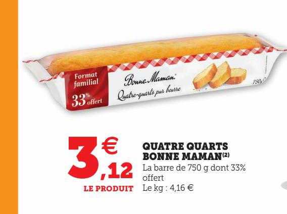 quatre quarts bonne maman