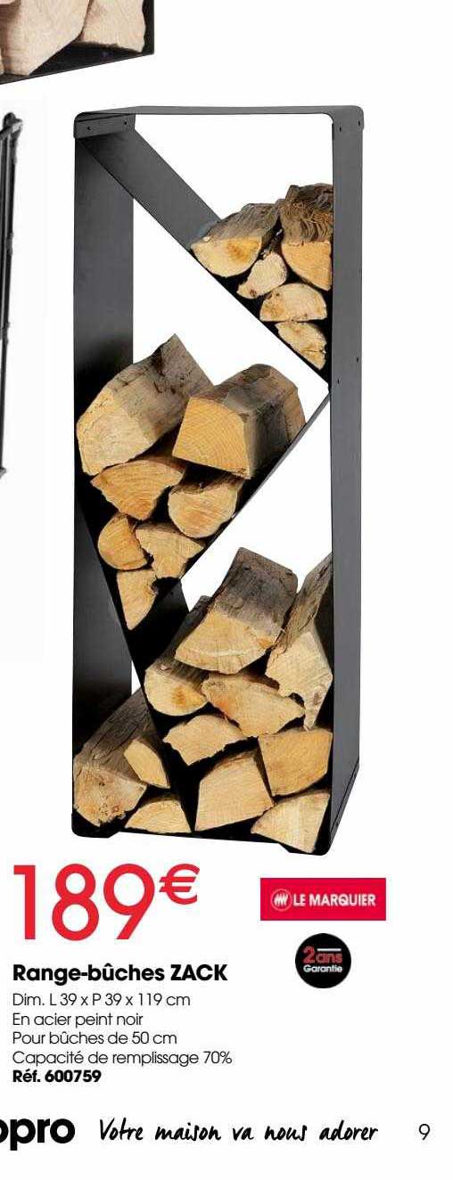 range-bûches zack