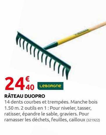 râteau duopro leborgne