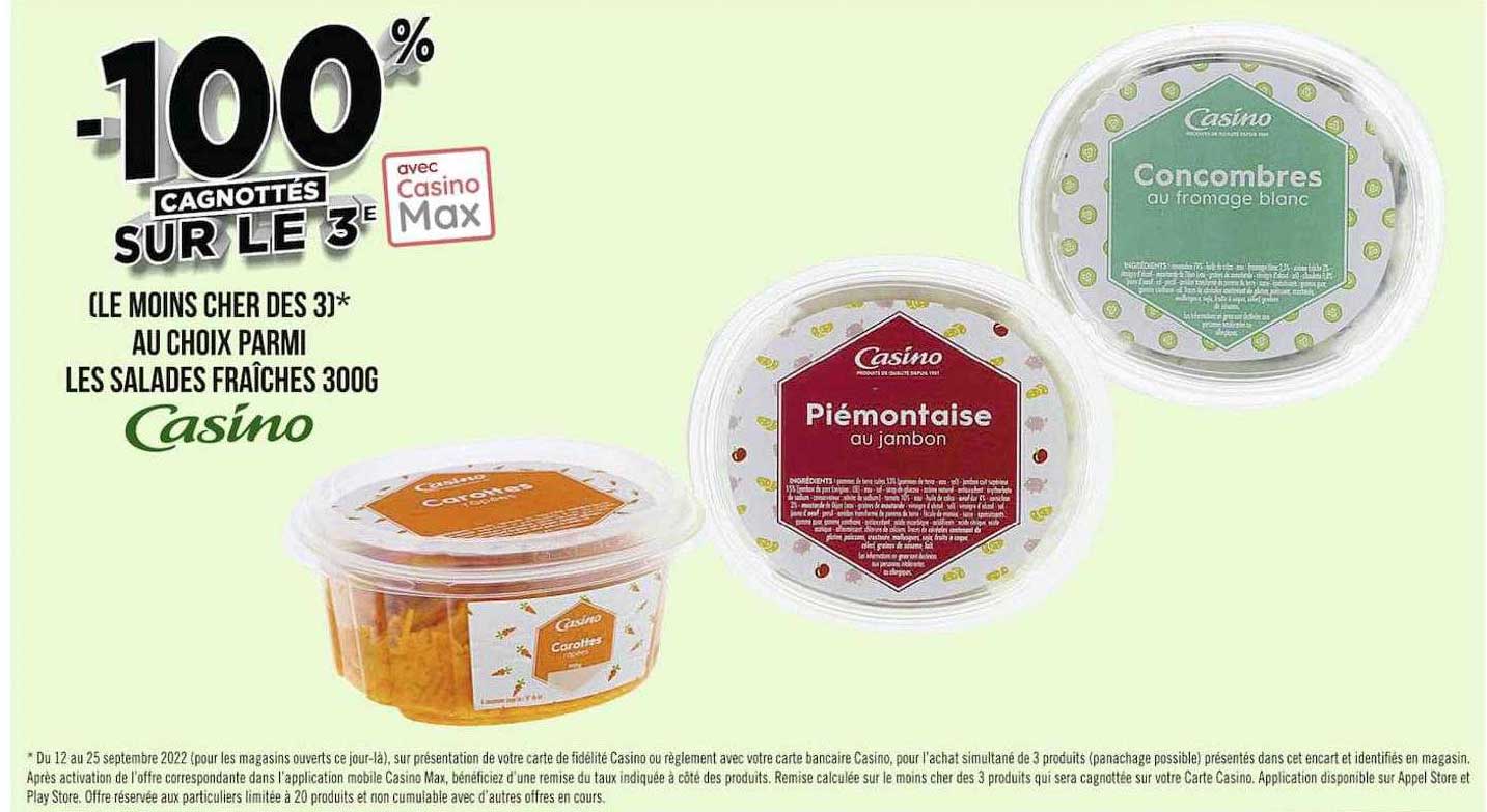 Salades Fraîches 300 G Casino